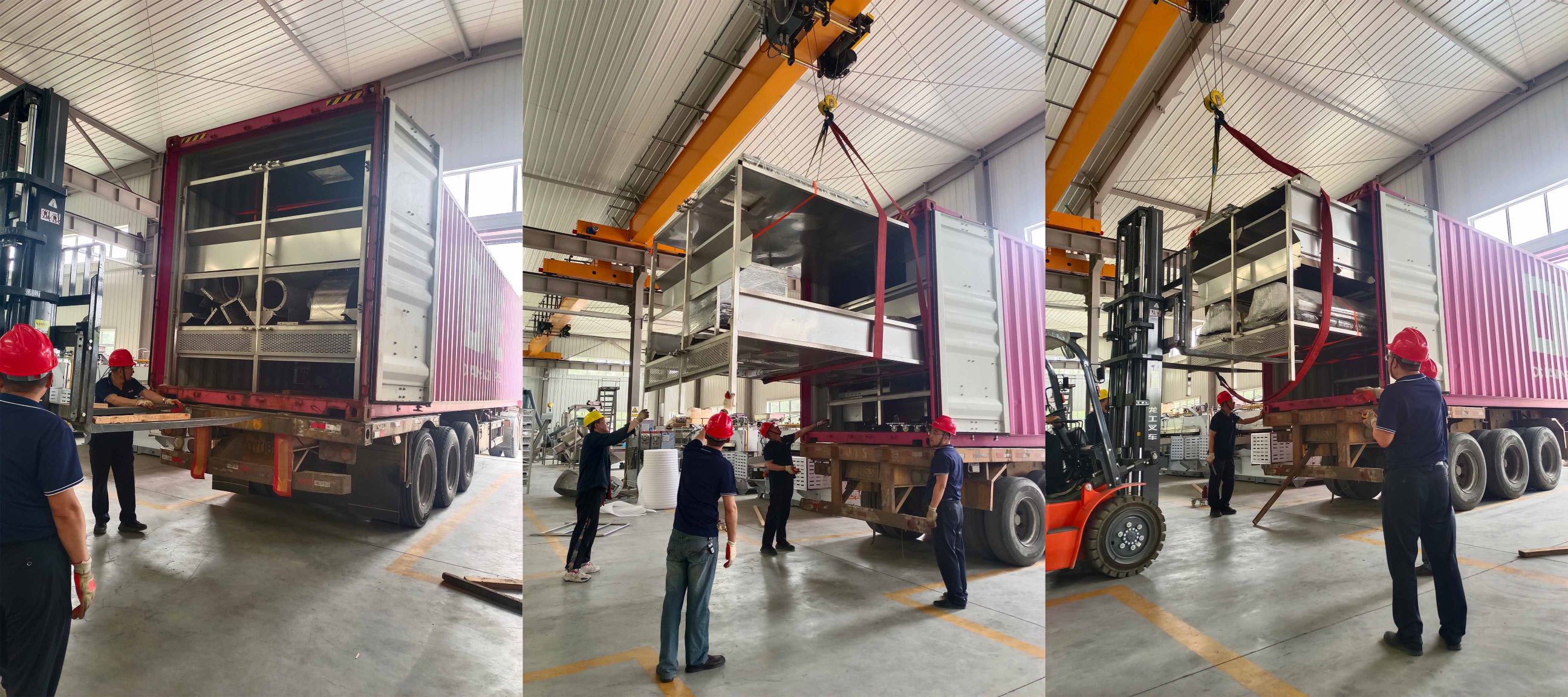 國(guó)外客戶(hù)集裝箱發(fā)貨：緊張忙碌，有序推進(jìn)！