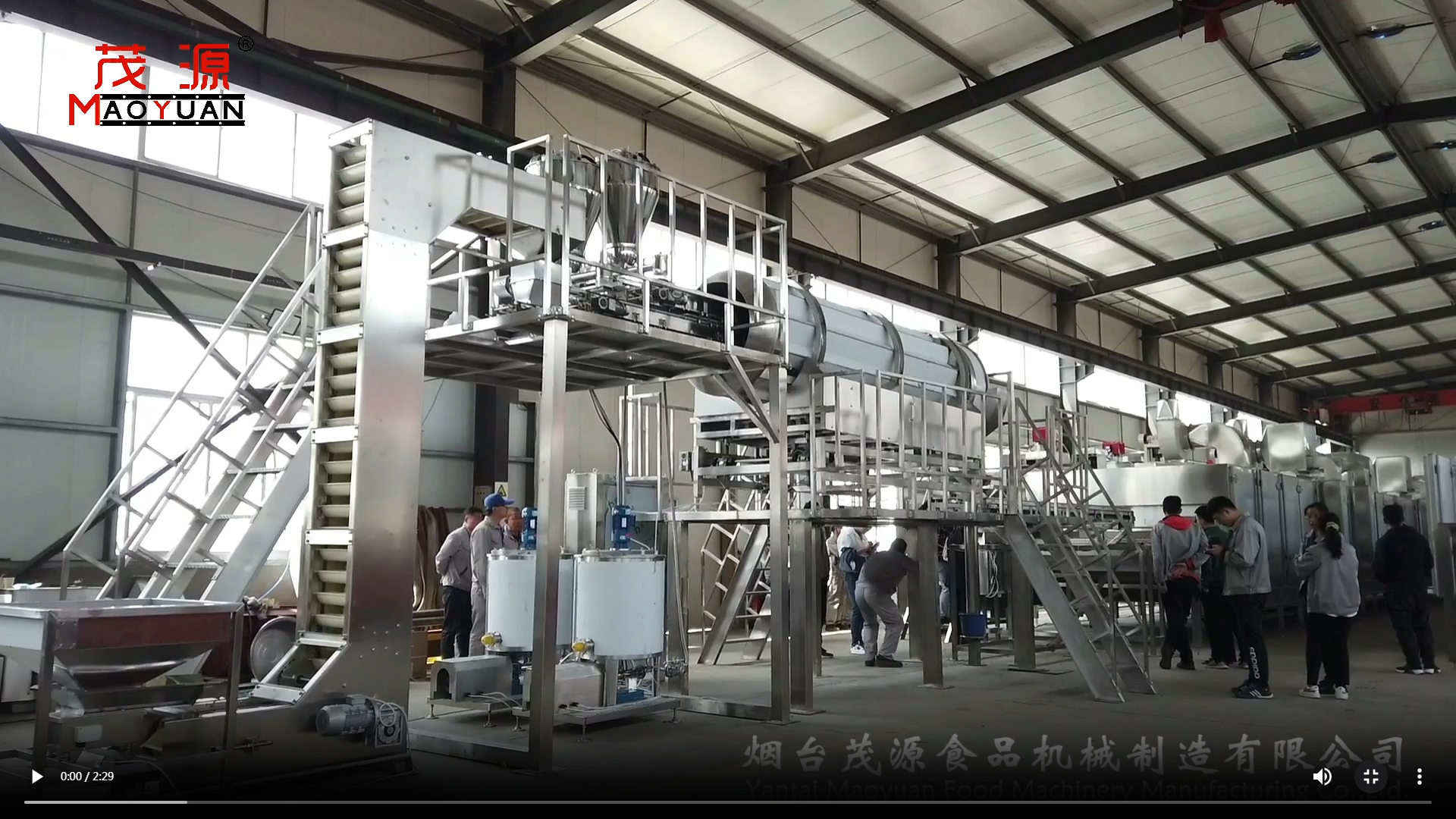 調味果仁烘烤生產線